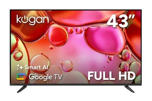 Kogan 43" LED Full HD Smart AI Google TV - F98V, 43 Inch, TVs, TV & Home Theatre