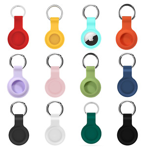Case For Apple AirTag Keyring Air Tag Protector KeyChain Silicone Carry Cover