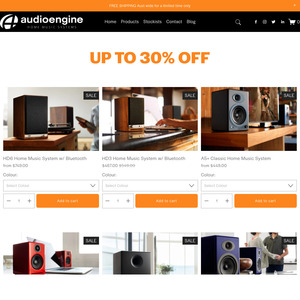 Up to 30% Off Home Music System & Free Shipping AU/NZ @ Audioengine