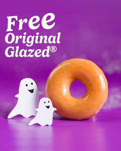 Free Original Glazed Doughnut When You Wear Halloween Costume @ Krispy Kreme (Excludes Online Orders, Partner Outlets, SA)