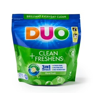 Duo Clean & Freshens Laundry Capsules 280g 28-Pack $5 + Delivery ($0 in-Store/ C&C/ OnePass/ $65 Metro Order) @ Kmart
