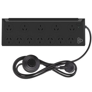 Arlec AGS Gaming 12 Outlet Surge Powerboard with Master Foot Switch $30 + Delivery ($0 C&C/ in-Store/ OnePass) @ Bunnings