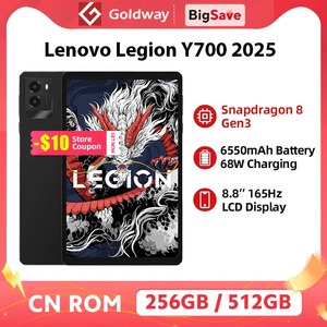 Lenovo Legion Y700 2025 (8.8" 165Hz, 12GB/256GB, Snapdragon 8 Gen3) US$260.99 (~A$399.62) Shipped @ Goldway Store AliExpress
