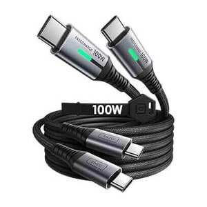 INIU USB C to USB C Cable 100W 2-Pack 2m $6.11 + Delivery ($0 with Prime/ $59 Spend) @ INIU AU via Amazon AU