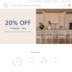 20% Sitewide @ ABI Interiors *Exclusions Apply