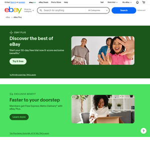 $9.99 eBay Plus 1-Year Membership for Invited Users @ eBay Australia