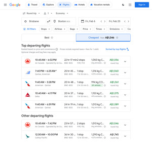 Air Canada Return ex BNE: Atlanta $937, Boston $967, Minneapolis $948, Portland $975, Seattle $975 @ Google Flights