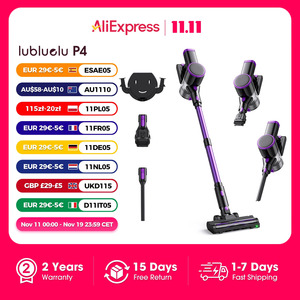 Lubluelu P4 Cordless Vacuum 36kpa Suction $54.35 (Was $273.15) @Lubluelu Offical Store AliExpress