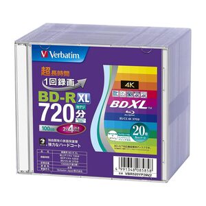 Verbatim Blu-Ray BD-R XL 100GB Blank Disc 20-Pack (Mabl Tech, 3 Layers, 4x Speed) $126.41 Delivered @ Amazon JP via AU