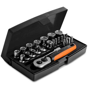 Bahco SL25BL 25pce 1/4" Drive Black Limited Edition Ratchet and Socket Set $19.99 + Delivery ($0 C&C/ $99 Order) @ Sydney Tools