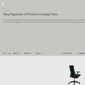 20% Off Herman Miller Task+Gaming Chairs + Delivery @ Living Edge