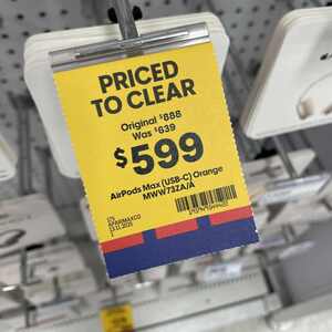 Apple AirPods Max (USB-C) Orange $599 (in-Store Only) @ Officeworks Doncaster