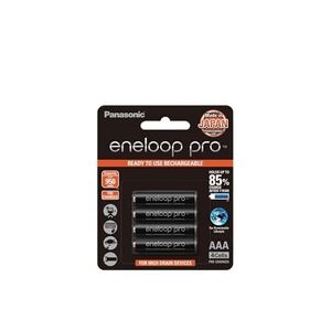 Panasonic Eneloop Pro AAA Rechargeable Batteries, 4-Pack $22 ($19.80 S&S) + Delivery ($0 with Prime/ $59 Spend) @ Amazon AU