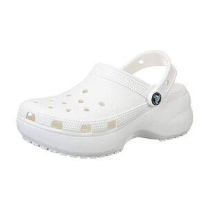 Crocs Women's Classic Platform Clog in White $35 (RRP $99.99) + Delivery ($0 with Prime/ $59 Spend) @ Amazon AU