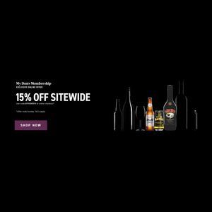 15% off Online & App Orders (Free Membership Required) + Delivery ($0 C&C) @ Dan Murphy's