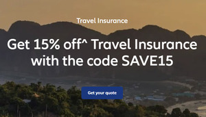 15% off Travel Insurance @ Allianz
