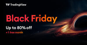 Up to 80% off Annual Plans + 1 Month Free (Black Friday) @ Tradingview