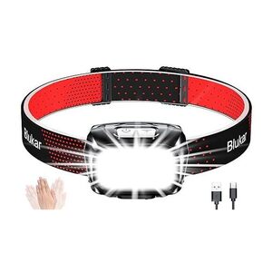 Blukar Rechargeable Headlamp, Red Light, Spotlight, Floodlight $14.44 + delivery (Free with Prime/$59 spend) @ Blukar via Amazon