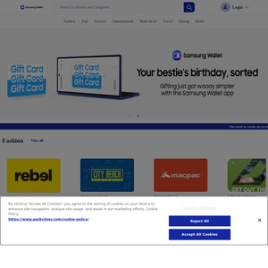 Extra 5% off eGift Cards (Max $25 off): 5% Everyday WISH, 7.5% Amazon, 7.5% Shell, 8.5% Ultimate & More @ Samsung Wallet