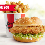 $6.95 Original Crispy Burger & Go Bucket @ KFC (Online or App)