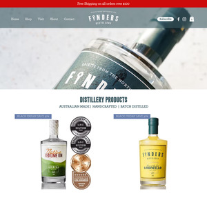 Spend over $100 & Save 30% Site-Wide (E.g. 2 700ml Bottles from $100.80 Delivered) @ Finders Distillery