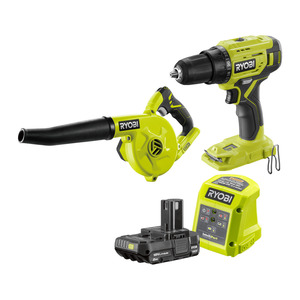 Ryobi 18V ONE+ 2-Piece Drill & Blower 2Ah Kit $119 Delivered/C&C @ Bunnings