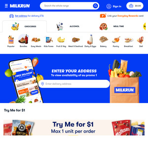 McCain BBQ Frozen Pizza 500g, Red Bull 250ml 4-Pack, Birds Eye Whiting 380g and More for $1 + Delivery (Min Spend $25) @ Milkrun