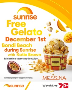 200 Free Scoops of Mango Cheesecake with Passionfruit Purée Gelato Per Store @ Gelato Messina