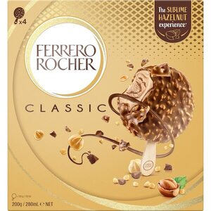 1/2 Price: Ferrero Rocher Frozen Dessert Classic 4 Pack $6 @ Woolworths