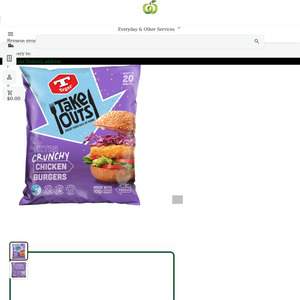 ½ Price Tegel Crunchy Chicken Burgers 550g $6.50 @ Woolworths
