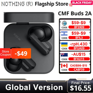 Nothing CMF Buds 2a Dark Grey/Light Grey/Orange US$20.01 (~A$30.30) Delivered @ Nothing Flagship Store AliExpress