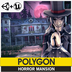 Free Polygon Horror Mansion 3D Asset Pack @ syntystore.com