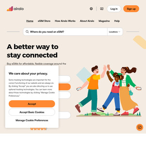 15% off all travel esims @Airalo