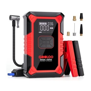 Gooloo A3 Jump Starter with Air Compressor, 3000a Portable Car Battery Booster eBay.com.au($87.99)