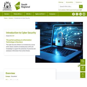 Free - Intro to Cyber Security Course - Online - SR Tafe (WA)