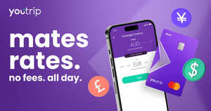 Free $10 For New Sign Ups (No Spend Required) @ Youtrip (Travel Debit Card)