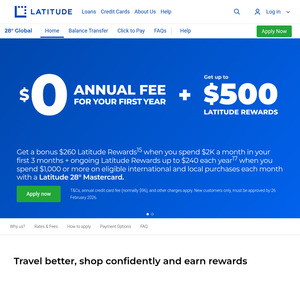 10% Cashback ($10 Cap) at Special Giftcards, $10 Cashback with $75 Spend at Chemist Warehouse & More @ Latitude 28° Mastercard