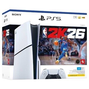 PlayStation 5 (Slim) Disc Console + NBA 2K26 + Elden Ring Nightreign $629 ($598 with EB Plus) C&C/In-store Only @ EB Games