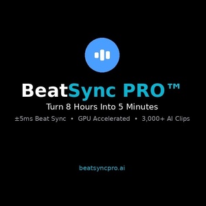 50% off BeatSync PRO - AI Music Video Editor (US$24.50/ ~A$37 Monthly, Was US$49)