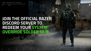 Razer X Battlefield 6 System Override Skin Free with Joining Razer Discord Server
