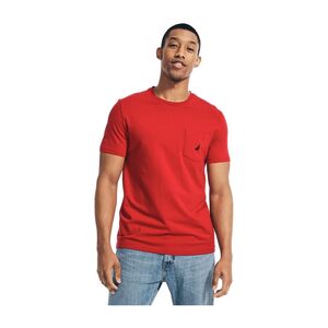 Nautica Men's Polo White (XL) $19.30 (OOS), Pocket T-Shirt Red (Medium) $15.92 + Delivery ($0 with Prime/$59 Spend) @ Amazon AU