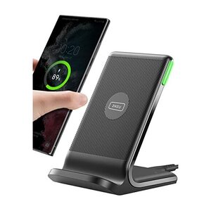 INIU Wireless Charger, 15W Fast Charging Station $11.70 + Delivery ($0 with Prime) @ INIU AU via Amazon AU