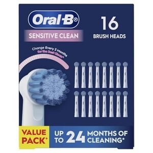 Oral-B Sensitive Clean Electric Toothbrush Replacement Heads, 16 Pack $47.49 + Delivery ($0 with Prime/ $59 Spend) @ Amazon AU