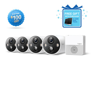 C420S4 2K Wire-Free 4-Camera Security System + 4x Free Solar Panels $699 Delivered @ Tapo AU