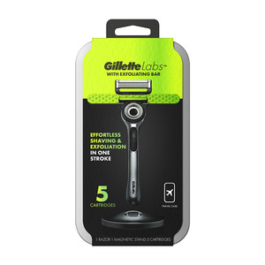 GilletteLabs Razor with Blades Refill 5 Pack & Travel Case $23.95 + Delivery ($0 C&C/In-Store) @ Shaver Shop
