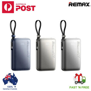 Remax Mini 10000mAh Power Bank with Built in USB C Cable $19.99 Delivered @ Remax Au eBay