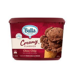 Bulla Creamy Classics Ice Cream Tub 2L Varieties $6 (Was $12) @ Coles