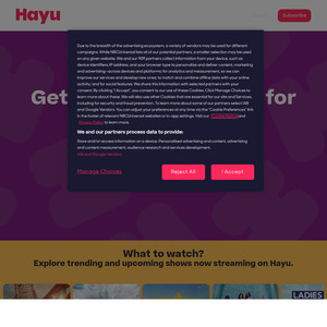 12 Months for $40 (50%off) @Hayu