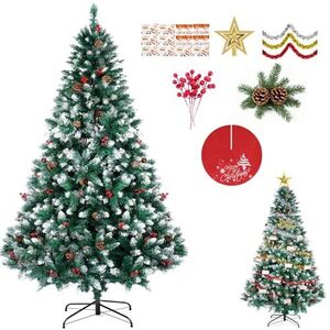 Christmas Tree (1.8M, 1400 Branch Tips, Metal Base) $16.99 + Delivery ($0 with Prime/ $59 Spend) @ YUXI DREI Amazon AU