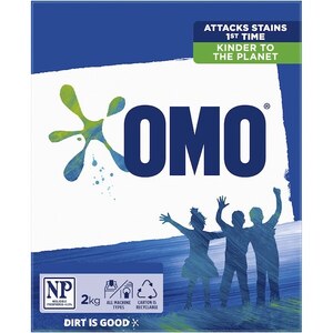 Omo Active Clean Laundry Powder Detergent - 2kg $15 (1/2 price, $7.50 per kg) @ Woolworths